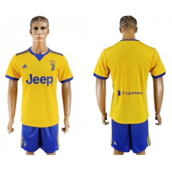 Juventus Blank Yellow Soccer Club Jersey