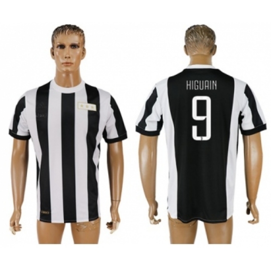 Juventus 9 Higuain 120th Anniversary Soccer Club Jersey