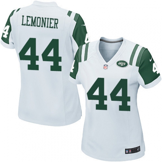 Women's Nike New York Jets 44 Corey Lemonier Game White NFL Jersey