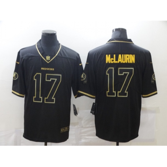 Men's Washington Redskins 17 Terry McLaurin Olive Gold Nike Limited Jersey