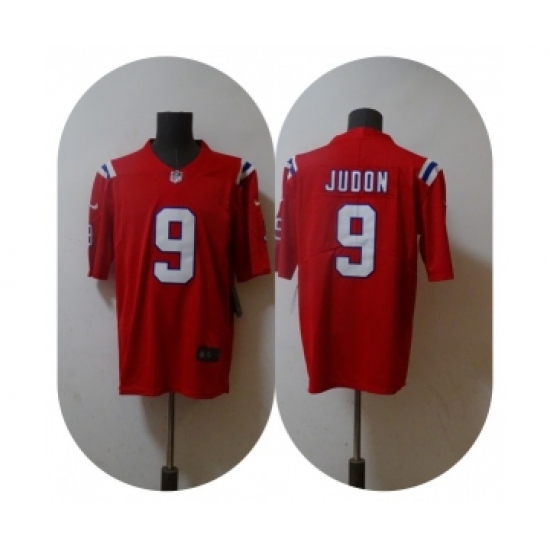 Men's New England Patriots 9 Matt Judon Red Vapor Untouchable Limited Stitched Jersey