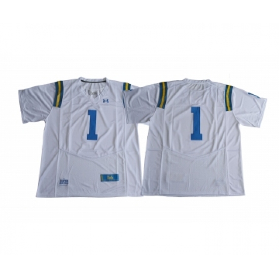 UCLA Bruins 1 White College Football Jersey