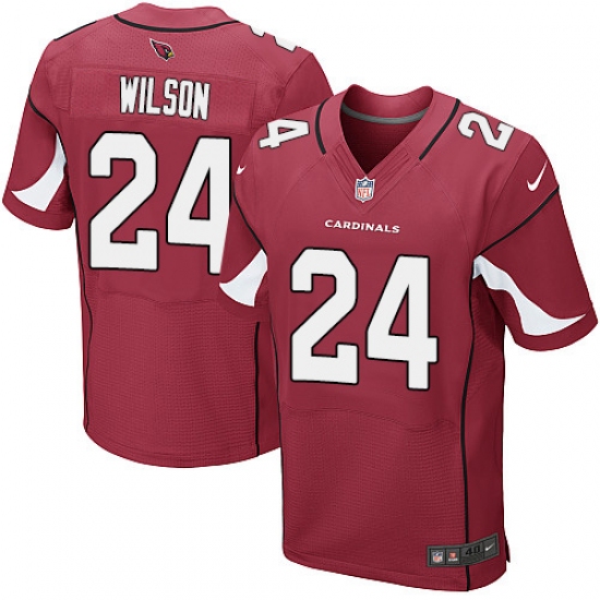 Men's Nike Arizona Cardinals 24 Adrian Wilson Elite Red Team Color NFL Jersey
