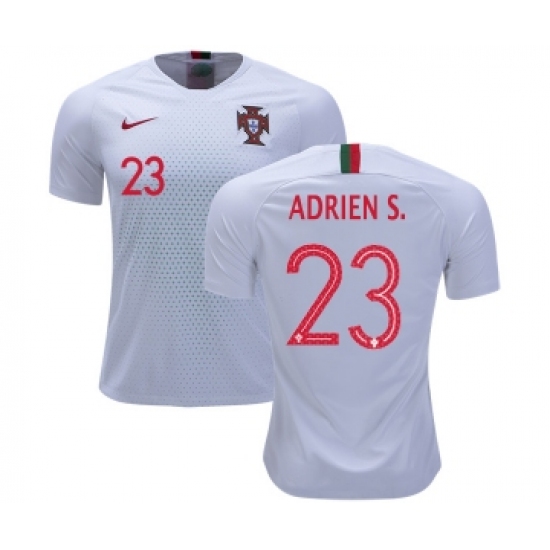 Portugal 23 Adrien S. Away Soccer Country Jersey