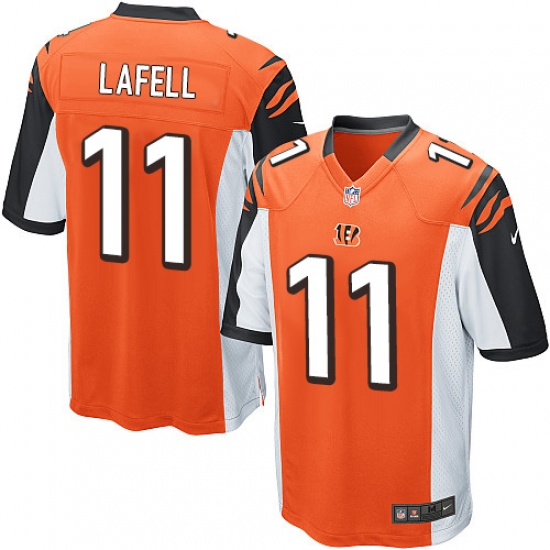 Men's Nike Cincinnati Bengals 11 Brandon LaFell Game Orange Alternate NFL Jersey