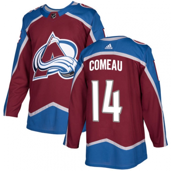 Youth Adidas Colorado Avalanche 14 Blake Comeau Premier Burgundy Red Home NHL Jersey