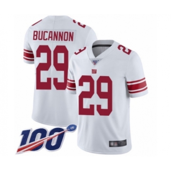 Youth New York Giants 29 Deone Bucannon White Vapor Untouchable Limited Player 100th Season Football Jersey