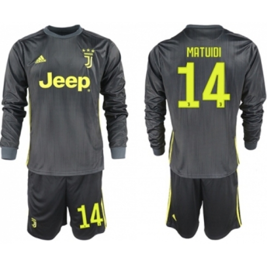 Juventus 14 Matuidi Third Long Sleeves Soccer Club Jersey