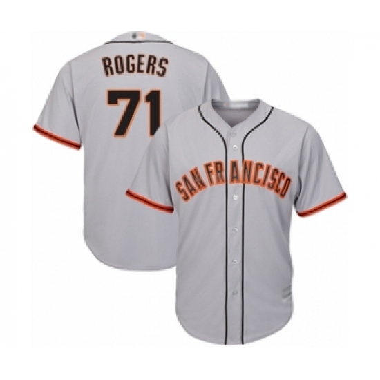 Youth San Francisco Giants 71 Tyler Rogers Authentic Grey Road Cool Base Baseball Player Jersey