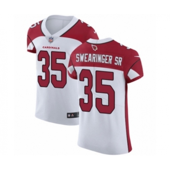 Men's Nike Arizona Cardinals 35 D.J. Swearinger SR White Vapor Untouchable Elite Player NFL Jersey