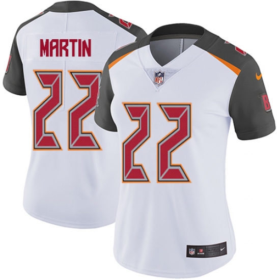 Women's Nike Tampa Bay Buccaneers 22 Doug Martin White Vapor Untouchable Limited Player NFL Jersey