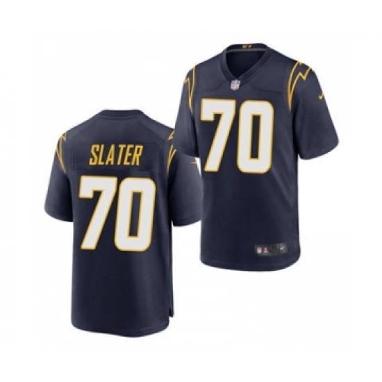 Men's Los Angeles Chargers 70 Rashawn Slater Navy 2021 Vapor Untouchable Limited Jersey