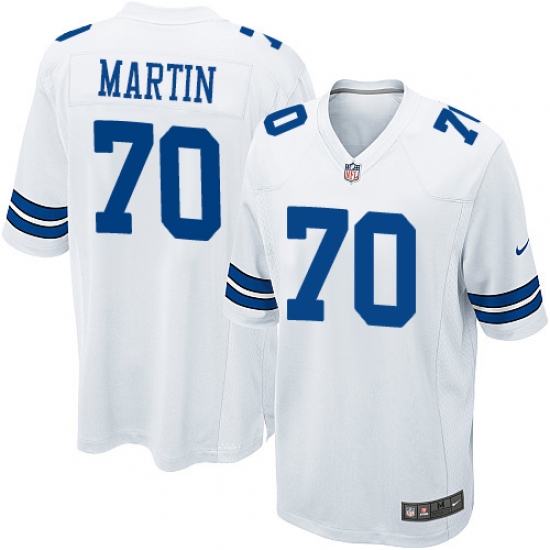 Men's Nike Dallas Cowboys 70 Zack Martin Game White NFL Jersey