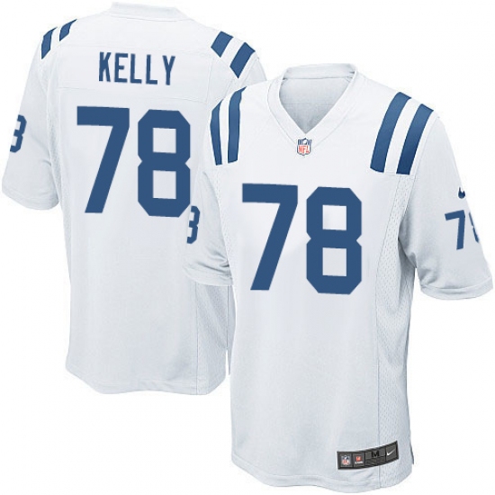 Men's Nike Indianapolis Colts 78 Ryan Kelly Game White NFL Jersey