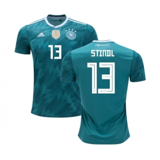 Germany 13 Stindl Away Kid Soccer Country Jersey
