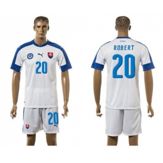 Slovakia 20 Robert Home Soccer Country Jersey