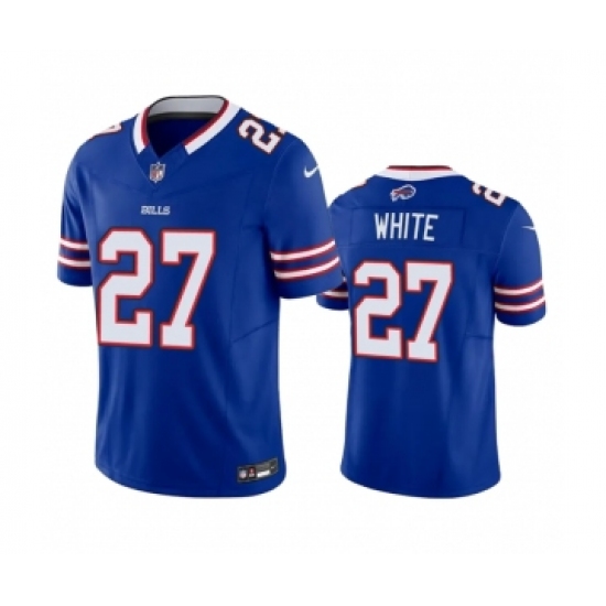 Men's Buffalo Bills 27 Tre'Davious White Blue 2023 F.U.S.E. Vapor Untouchable Limited Stitched Jersey
