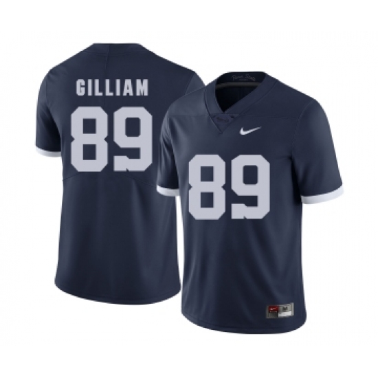 Penn State Nittany Lions 89 Garry Gilliam Navy College Football Jersey