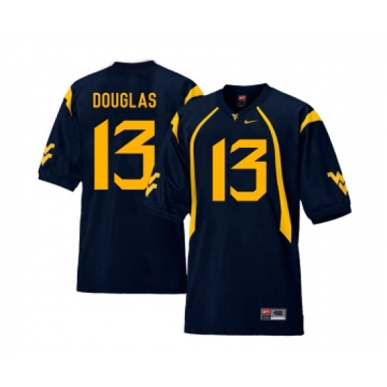 West Virginia Mountaineers 13 Rasul Douglas Navy College Football Jersey