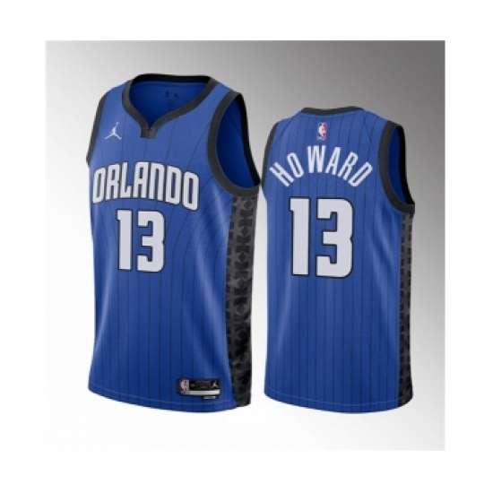 Men's Orlando Magic 13 Jett Howard Blue 2023 Draft Statement Edition Stitched Basketball Jersey