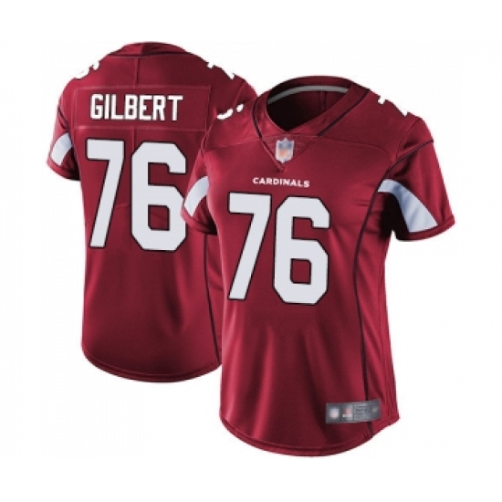 Women's Arizona Cardinals 76 Marcus Gilbert Red Team Color Vapor Untouchable Limited Player Football Jersey