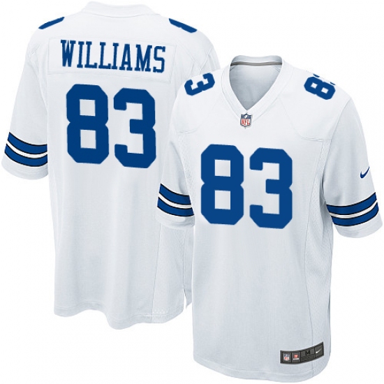 Men's Nike Dallas Cowboys 83 Terrance Williams Game White NFL Jersey