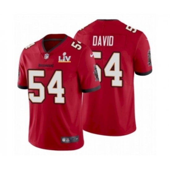 Youth Tampa Bay Buccaneers 54 Lavonte David Red 2021 Super Bowl LV Jersey