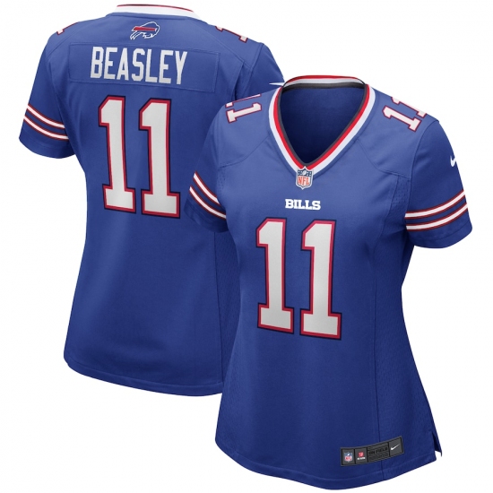 Women's Buffalo Bills 11 Cole Beasley Nike Royal Player Game Jersey
