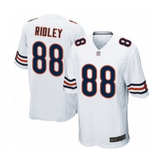 Men's Chicago Bears 88 Riley Ridley Game White Football Jersey