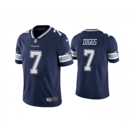 Youth Dallas Cowboys 7 Trevon Diggs Navy Vapor Untouchable Limited Stitched Jersey
