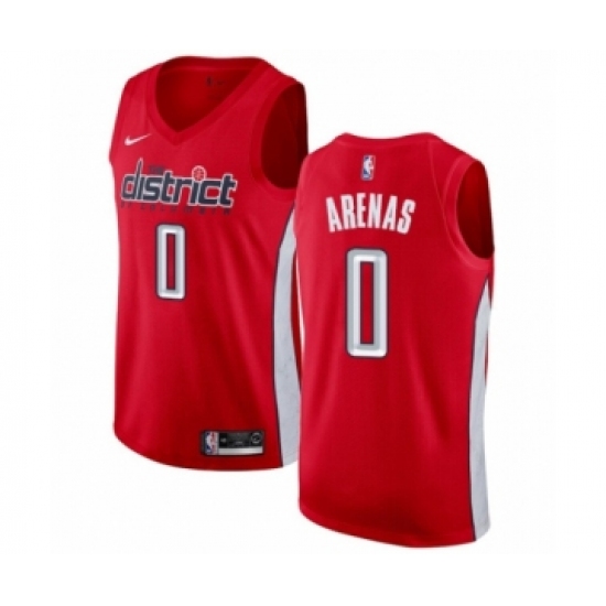 Women's Nike Washington Wizards 0 Gilbert Arenas Red Swingman Jersey - Earned Edition