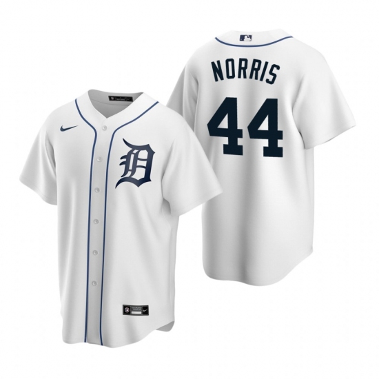 Men's Nike Detroit Tigers 44 Daniel Norris White Home Stitched Baseball Jersey