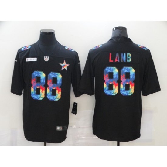 Men's Dallas Cowboys 88 CeeDee Lamb Rainbow Version Nike Limited Jersey