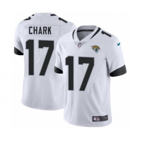Youth Nike Jacksonville Jaguars 17 DJ Chark White Vapor Untouchable Limited Player NFL Jersey