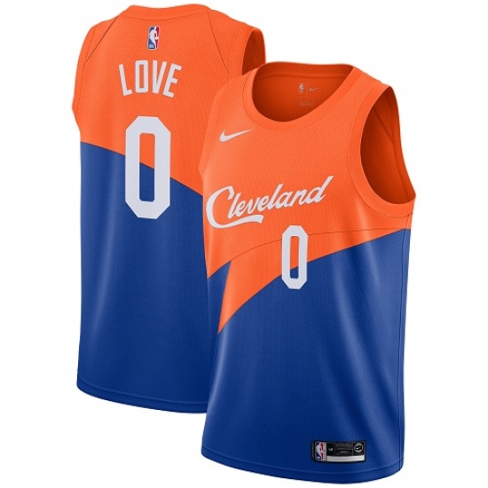 Youth Nike Cleveland Cavaliers 0 Kevin Love Swingman Blue NBA Jersey - City Edition