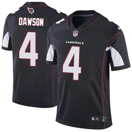 Youth Nike Arizona Cardinals 4 Phil Dawson Black Alternate Vapor Untouchable Limited Player NFL Jersey