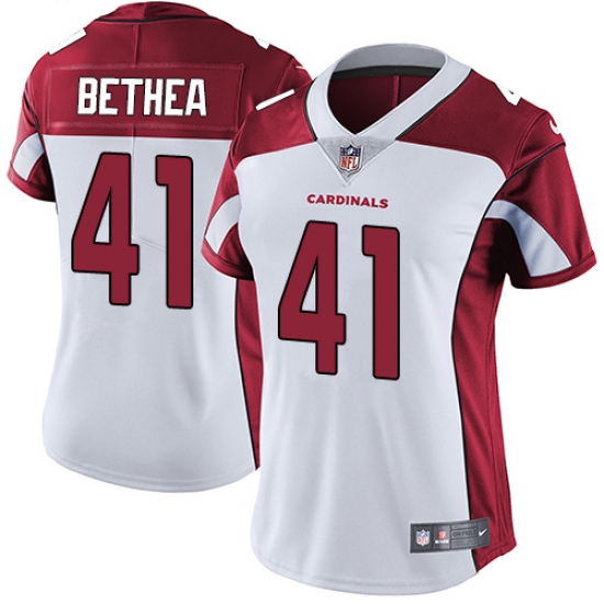 Women's Nike Arizona Cardinals 41 Antoine Bethea White Vapor Untouchable Limited Player NFL Jersey