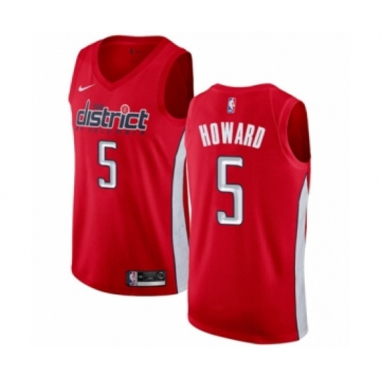 Women's Nike Washington Wizards 5 Juwan Howard Red Swingman Jersey - Earned Edition