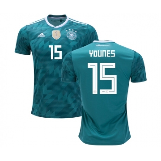 Germany 15 Younes Away Kid Soccer Country Jersey