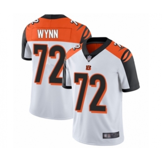 Youth Cincinnati Bengals 72 Kerry Wynn White Vapor Untouchable Limited Player Football Jersey