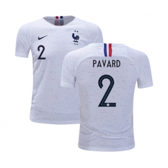 France 2 Pavard Away Kid Soccer Country Jersey