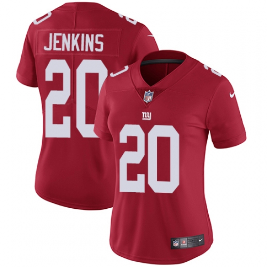 Women's Nike New York Giants 20 Janoris Jenkins Elite Red Alternate NFL Jersey