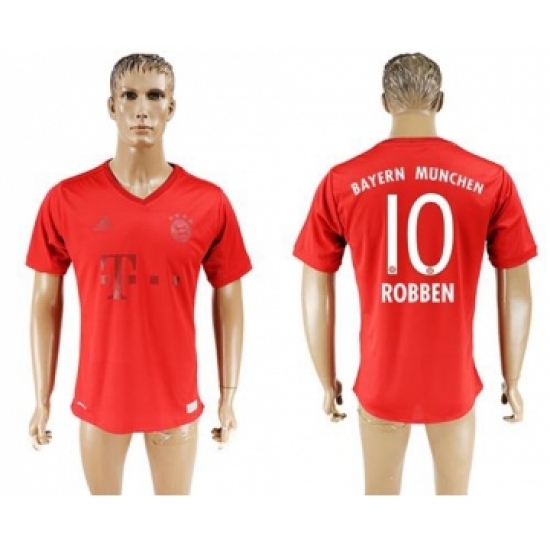 Bayern Munchen 10 Robben Marine Environmental Protection Home Soccer Club Jersey