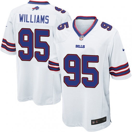 Youth Nike Buffalo Bills 95 Kyle Williams Game White NFL Jersey