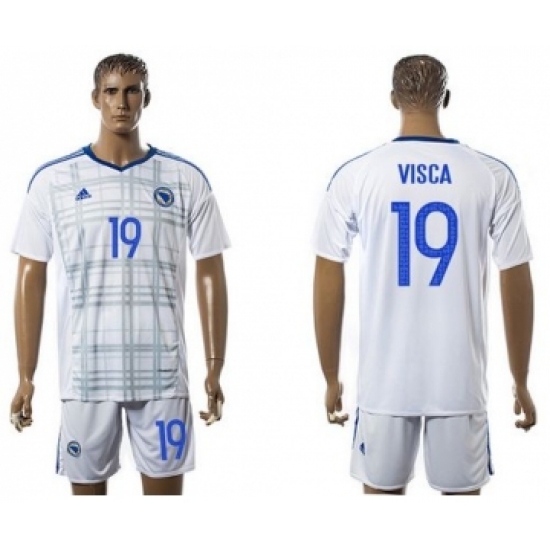 Bosnia Herzegovina 19 Visca Away Soccer Country Jersey