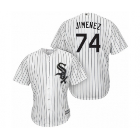 Youth Chicago White Sox 74 Eloy Jimenez Authentic White Home Cool Base Baseball Jersey