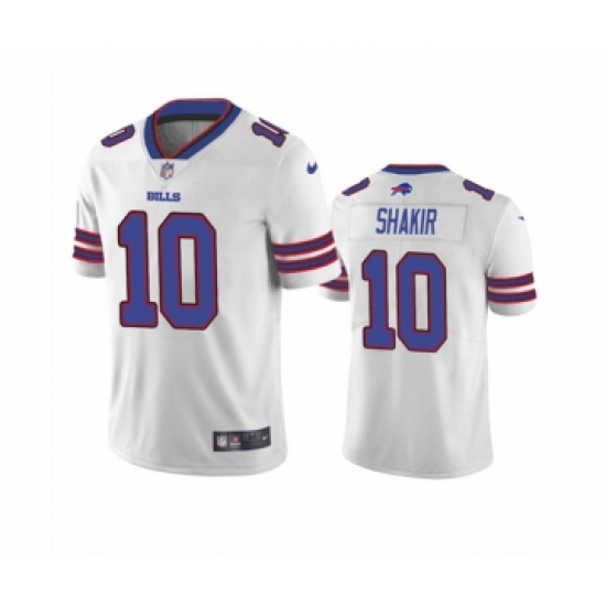 Men's Buffalo Bills 10 Khalil Shakir White Vapor Untouchable Limited Stitched Jersey