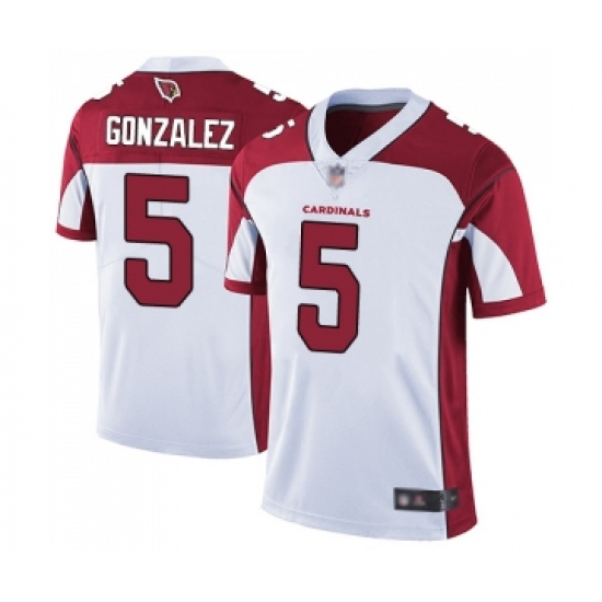 Men's Arizona Cardinals 5 Zane Gonzalez White Vapor Untouchable Limited Player Football Jersey