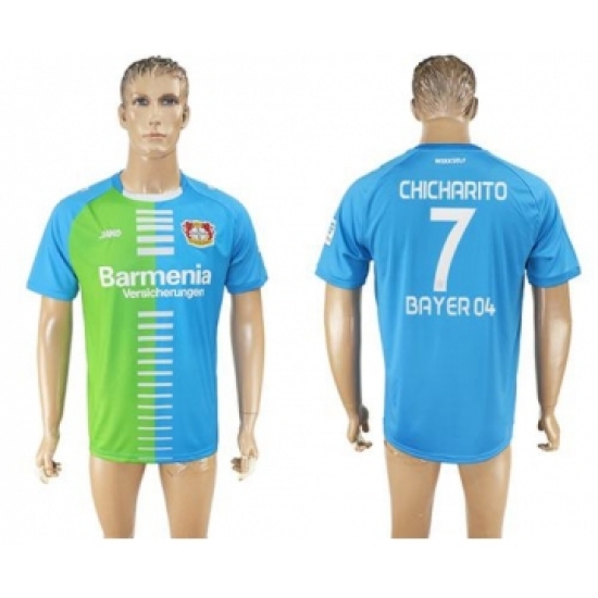 Bayer Leverkusen 7 Chicharito Sec Away Soccer Club Jersey