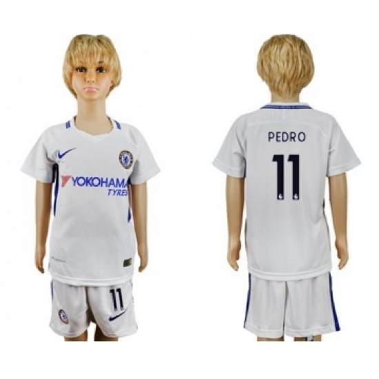 Chelsea 11 Pedro Away Kid Soccer Club Jersey